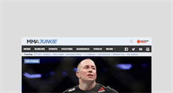 Desktop Screenshot of mmajunkie.com
